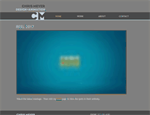 Tablet Screenshot of chrismeyeranimation.com